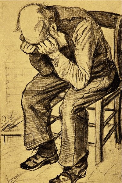 Old Man Grieving by Vincent van Gogh